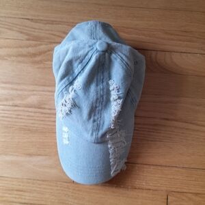🦚3/$15🦚Distressed Denim Baseball Cap